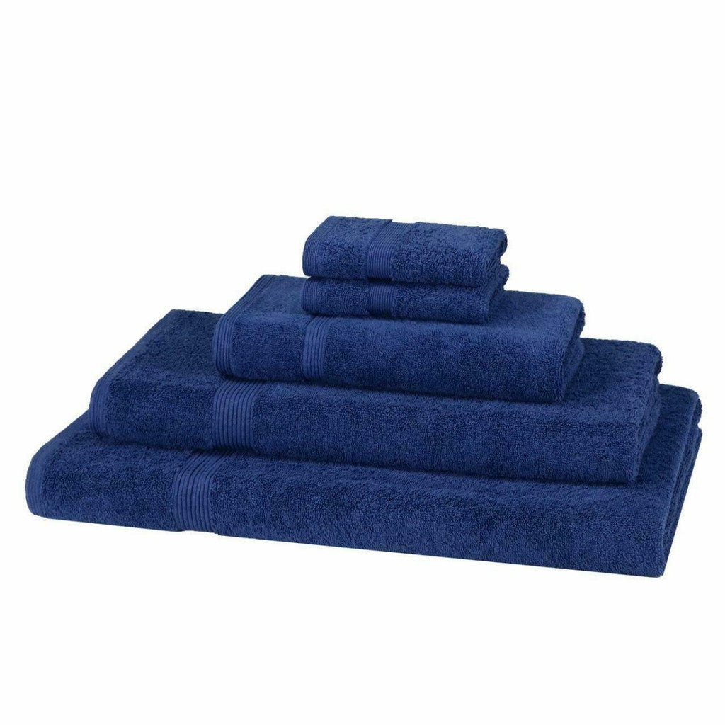 Luxury - 6 Piece 600GSM Towel Set - 2 Face Cloths, 2 Hand Towels, 2 Bath Sheets