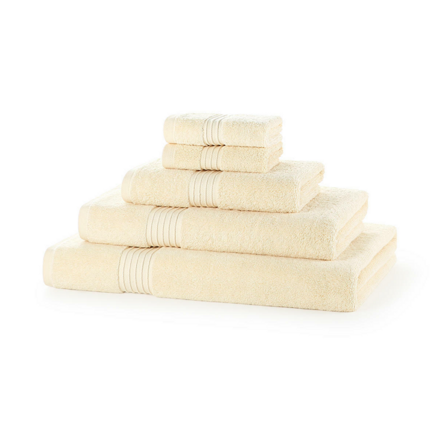 Luxury - 5 Piece 700GSM Towel Set - 2 Face Cloths, 1 Hand Towel, 1 Bath Towel, 1 Bath Sheet