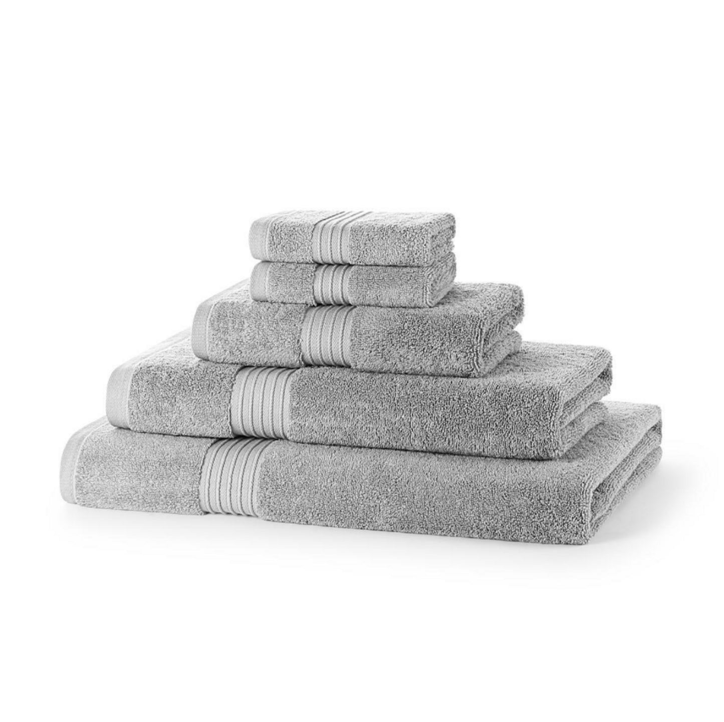 Luxury - 5 Piece 700GSM Towel Set - 2 Face Cloths, 1 Hand Towel, 1 Bath Towel, 1 Bath Sheet