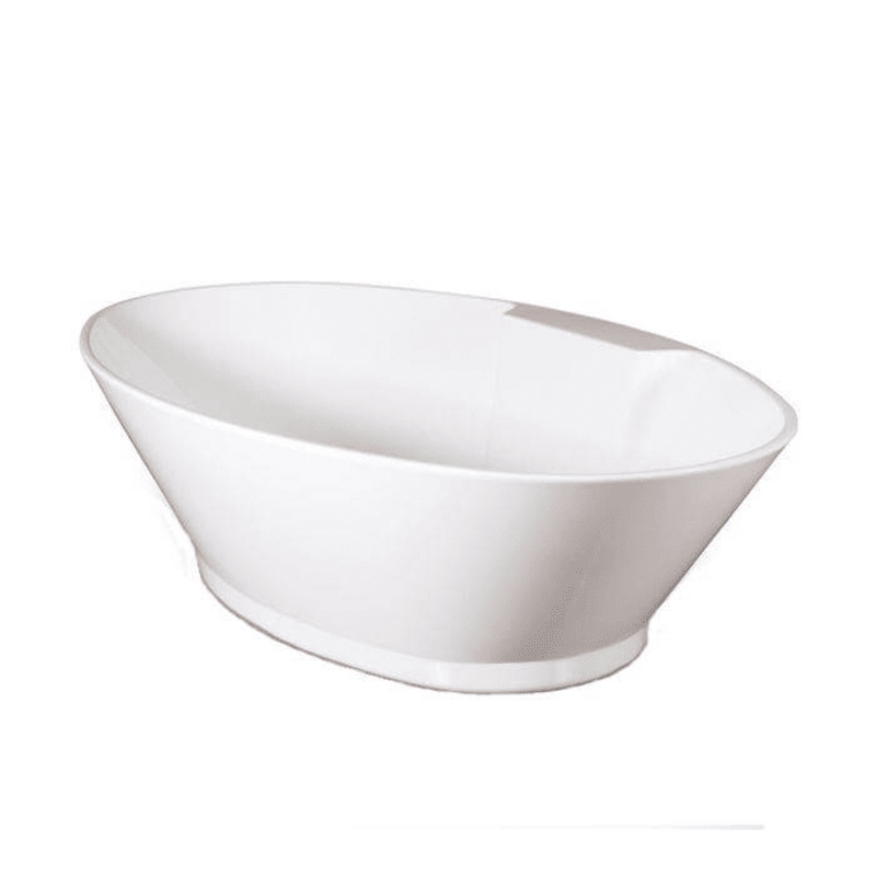 B C Designs Chalice Major Gloss White Oval Freestanding Bath 1780 x 935mm