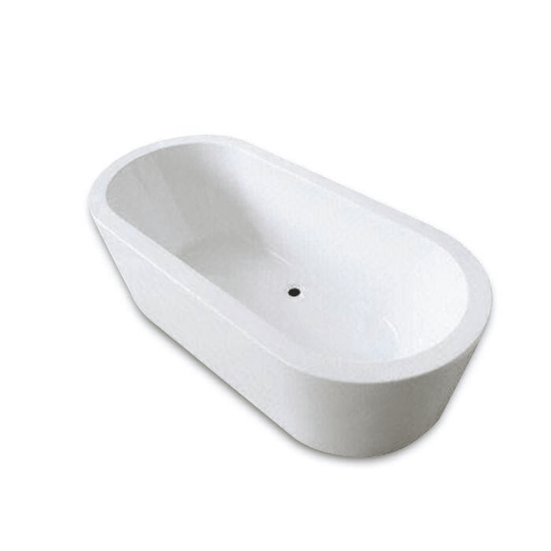 B C Designs Plazia Gloss White Freestanding Bath 1780 x 800mm