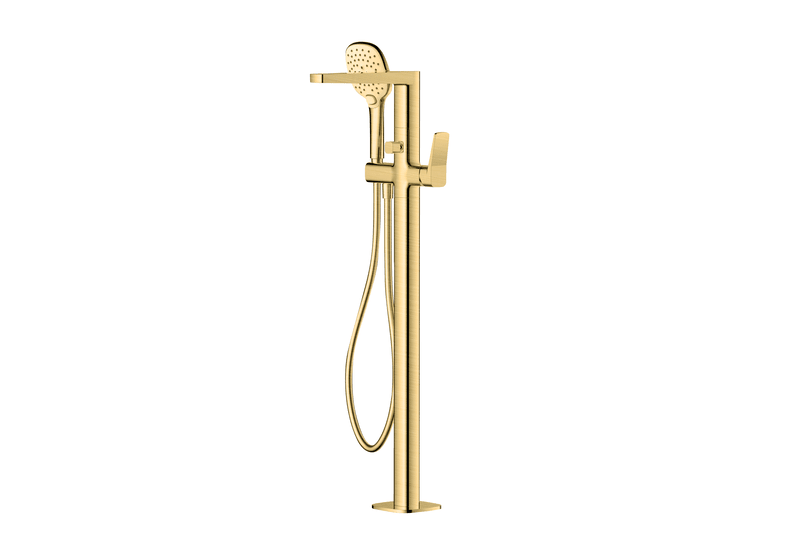 RAK Petit Square Freestanding Bath Shower Mixer Tap - 4 Finishes