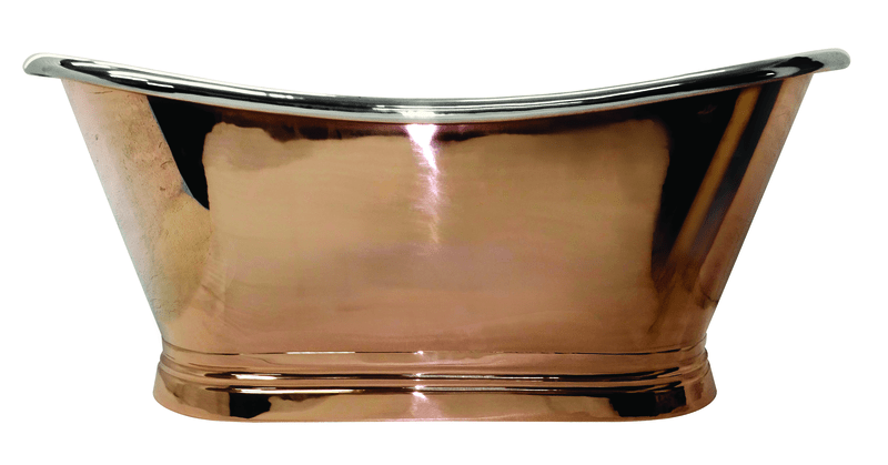 BC Designs BAC010 Copper Nickel Boat Bath 1700 x 725mm