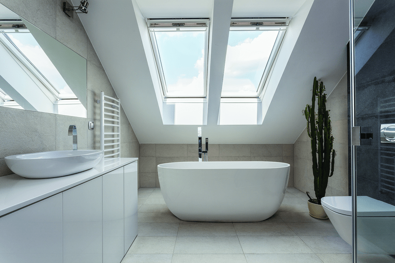 B C Designs Dinkee Bath 1500 x 780mm Gloss White