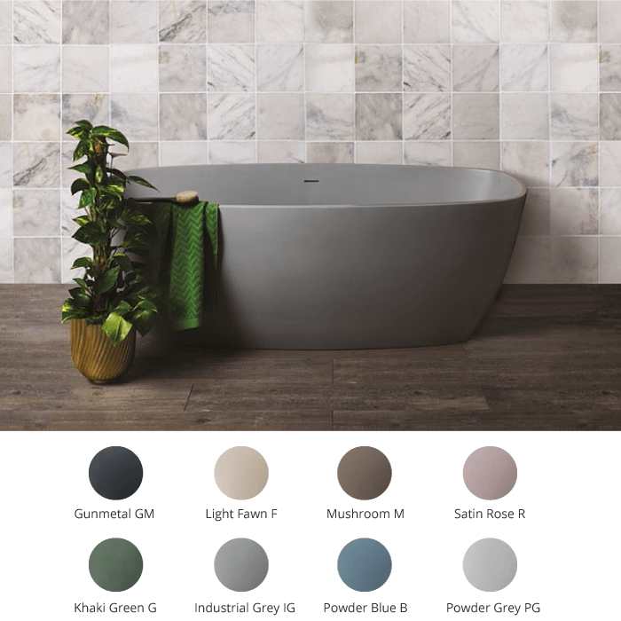 B C Designs Verdicio Bath 1640 x 750mm Available in 10 Finishes