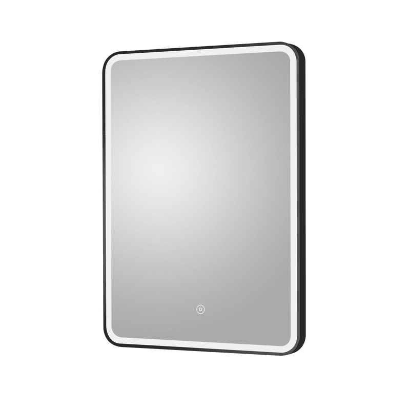 Hudson Reed LQ701 Hydrus Black Framed Mirror H700 x W500mm