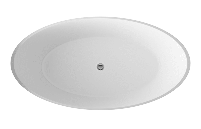 Hudson Reed NBB001 Grace White Freestanding Bath - 1510mm Long
