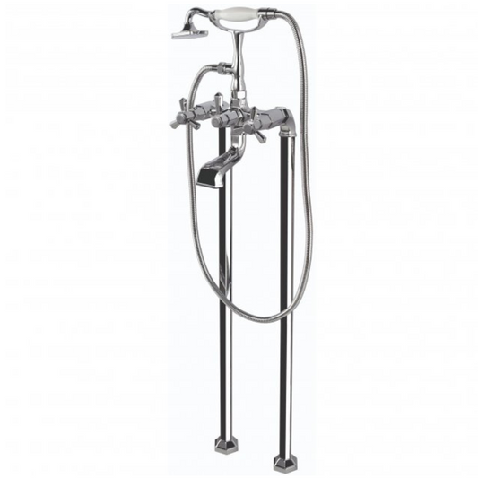 RAK Washington Freestanding Bath Shower Mixer Tap - Chrome