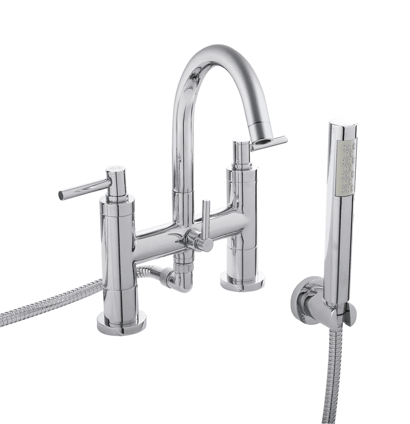 Hudson Reed TEL354 TEC Chrome Lever Bath Shower Mixer