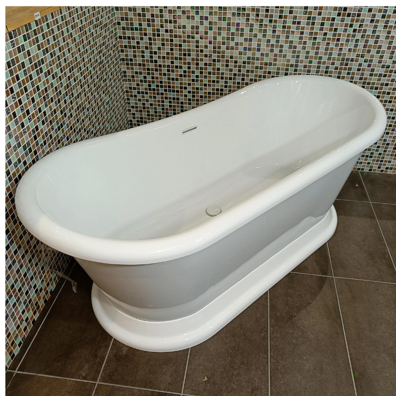 Lisna Waters LWFBWS260 Washington White 1700mm x 750mm Freestanding Bath