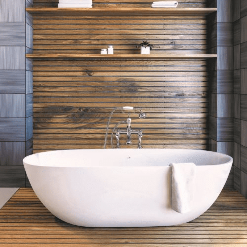 B C Designs Crea Bath 1665 x 780mm Available in 10 Finishes