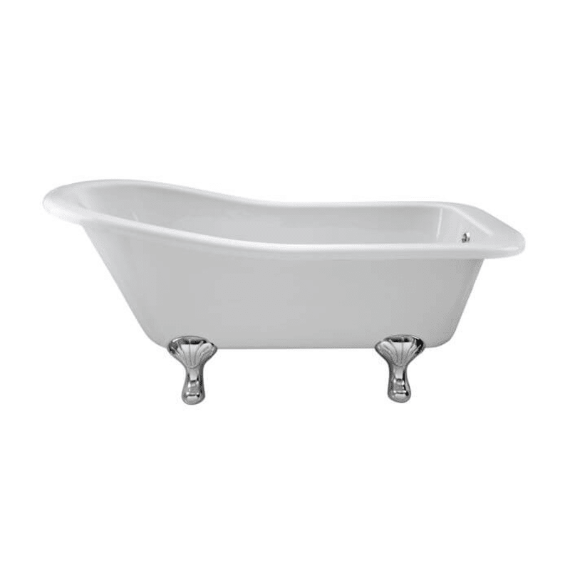 BC Designs BAU017 Fordham Acrylic Slipper Bath Polished White - 1700 x 740mm