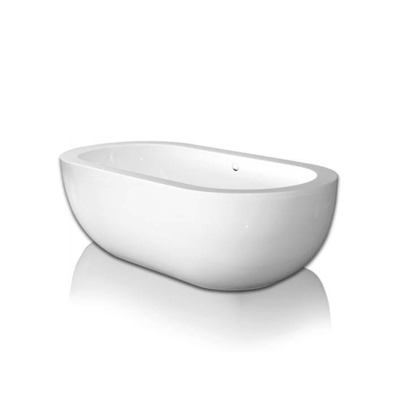 B C Designs Ovali Gloss White Freestanding Bath 1805 x 800mm