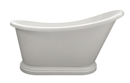 BC Designs Penny Acrylic Small Roll Top Small Painted Slipper Bath 1360x750mm