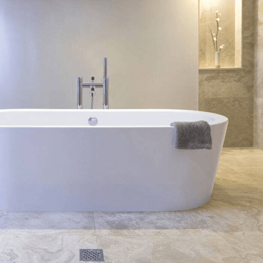 B C Designs Plazia Gloss White Freestanding Bath 1780 x 800mm