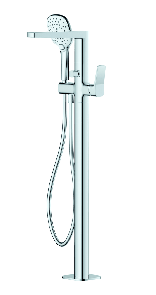 RAK Petit Square Freestanding Bath Shower Mixer Tap - 4 Finishes