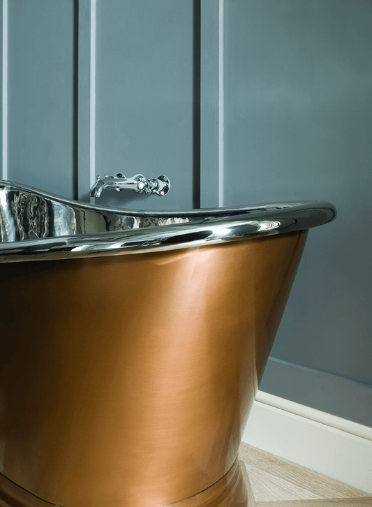 BC Designs BAC016 Antique Copper Nickel Boat Bath 1700 x 725mm