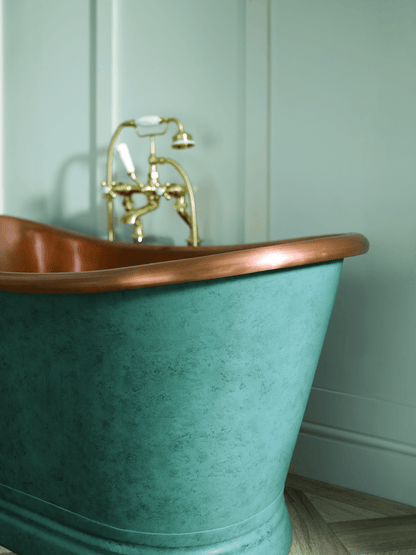 BC Designs BAC022 Verdigris Antique Copper Boat Bath 1700 x 725mm