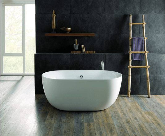 B C Designs Dinkee Bath 1500 x 780mm Gloss White