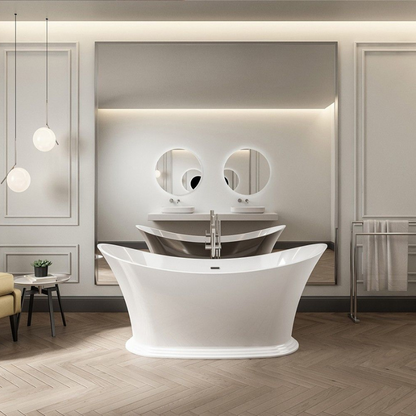 Charlotte Edwards Caliban Gloss White Freestanding Bath 1700mm x 700mm