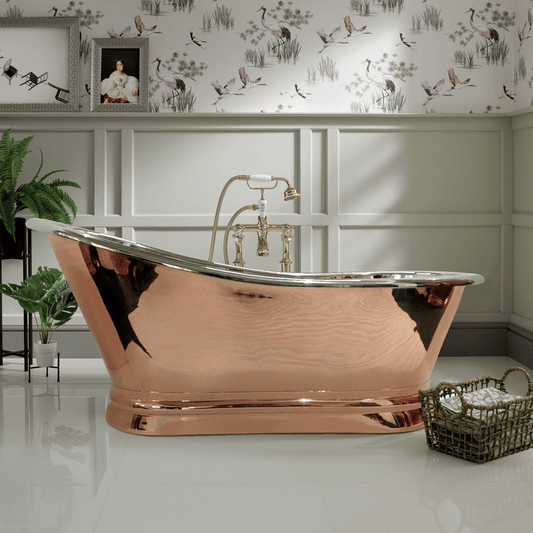 BC Designs Copper Nickel Slipper Bath 1700 x 725mm