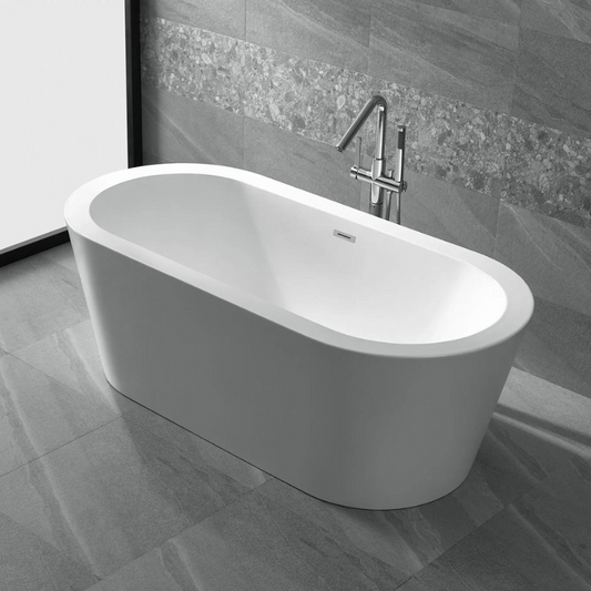 Lisna Waters LWS220 1700 Curve White 1700 x 800mm Freestanding Bath