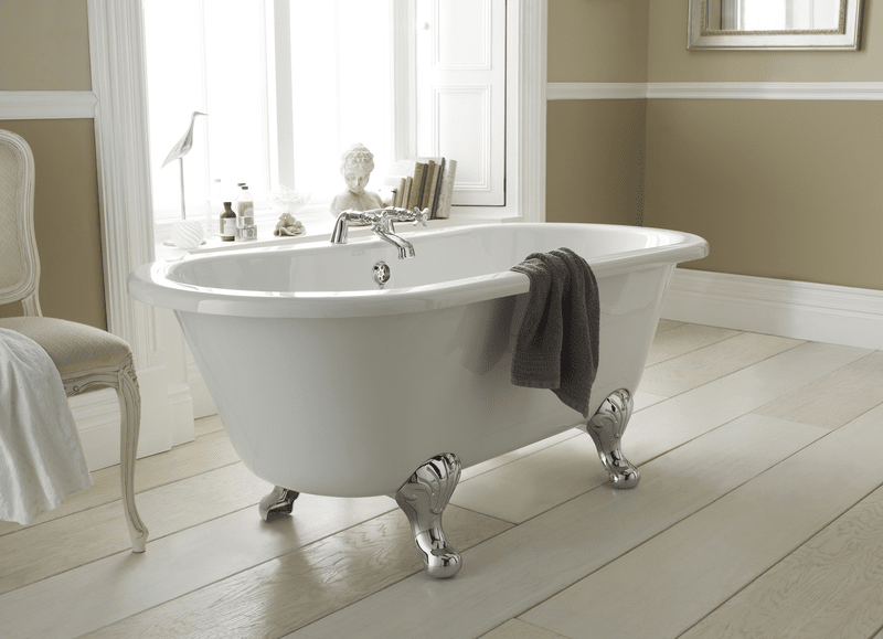 Hudson Reed RL1501T Old London Kingsbury Freestanding Double Ended Bath with Corbel Legs - 1500MM