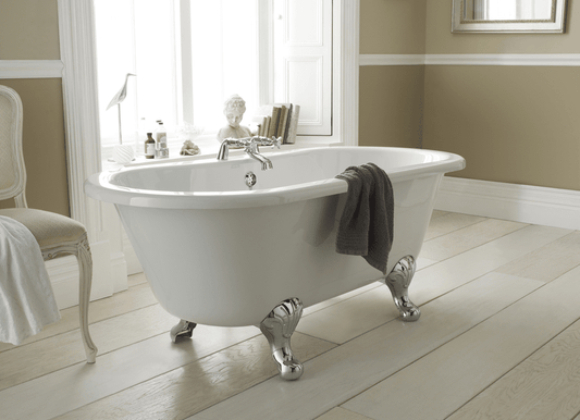 Hudson Reed RL1501M1 Old London Kingsbury Freestanding Double Ended Bath with Deacon Legs - 1500MM