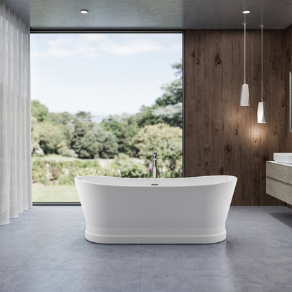 Charlotte Edwards Jupiter Gloss White Freestanding Bath - 1700mm x 700mm