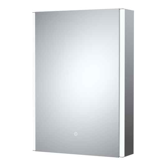 Hudson Reed LQ093 Pravo 1 door Mirror Cabinet H700 x W500mm