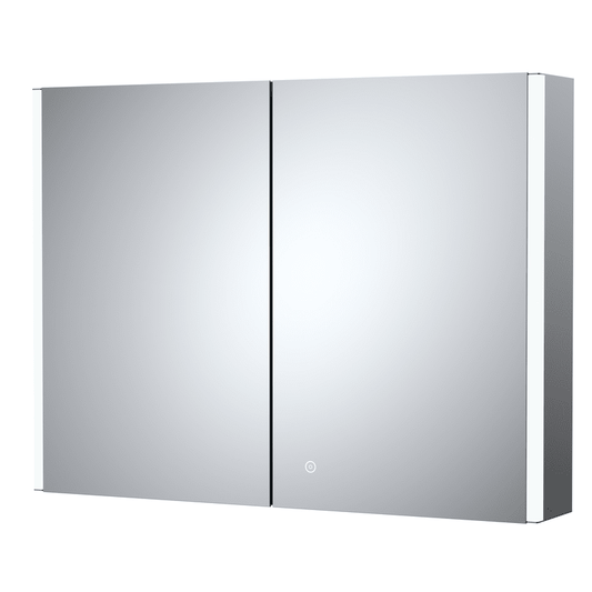 Hudson Reed LQ094 Leda 2 door Mirror Cabinet H600 x W800mm