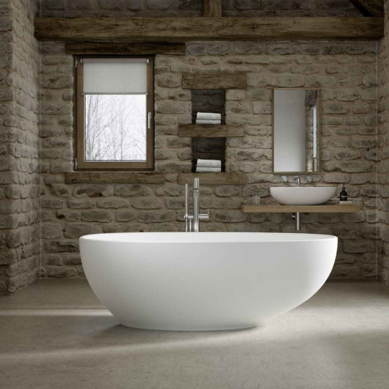 Royce Morgan Mississippi Freestanding Stone Bath 1500 x 760mm