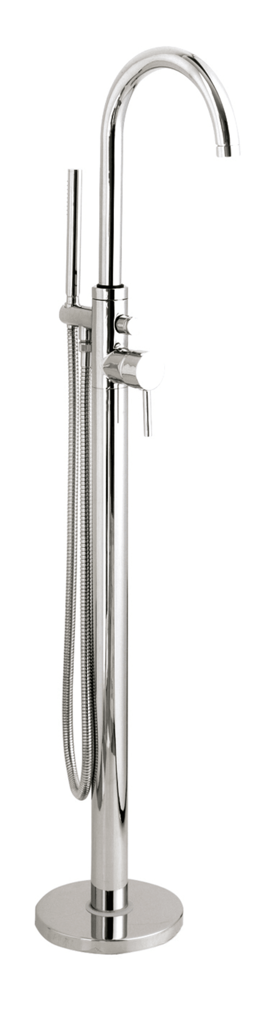 Hudson Reed PN321 TEC Chrome Floor Standing Bath Shower Mixer