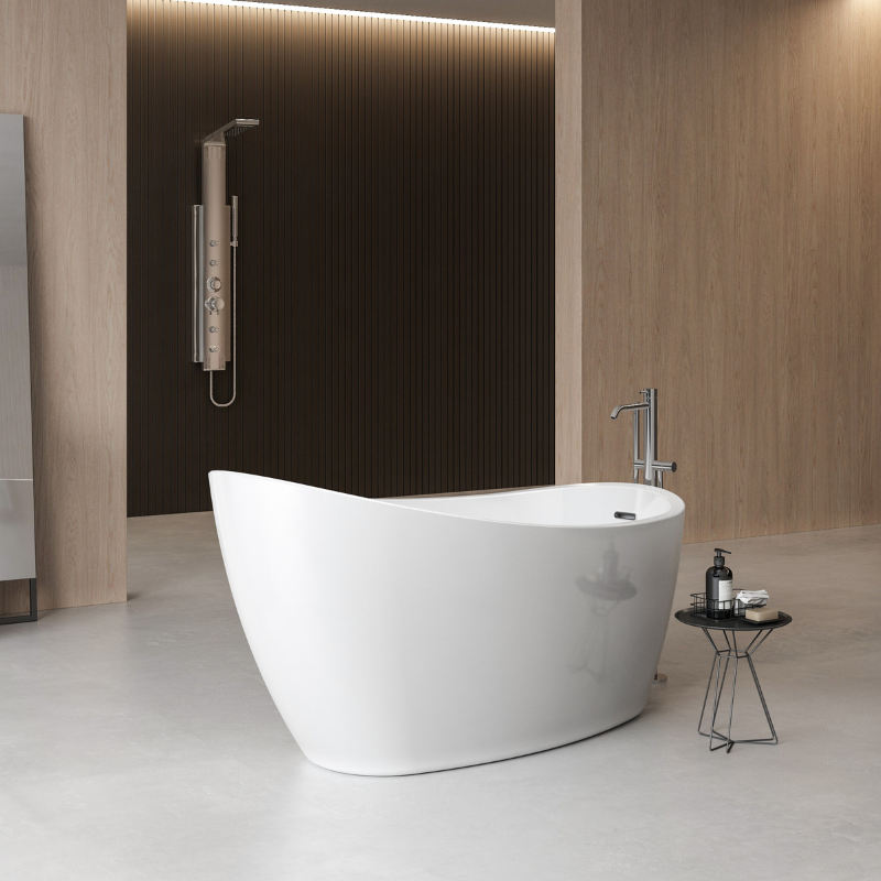 Charlotte Edwards Proteus Gloss White Freestanding Bath - 1550mm x 780mm