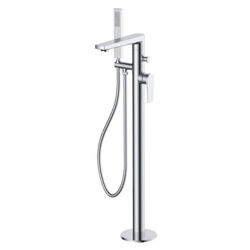 RAK Blade RAKBLD3014 Freestanding Bath Shower Mixer Tap - Chrome