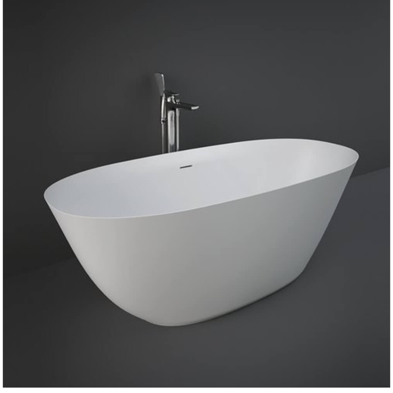 RAK Cove COVBT16070500 Matt White Freestanding Bath 1600 x 700mm