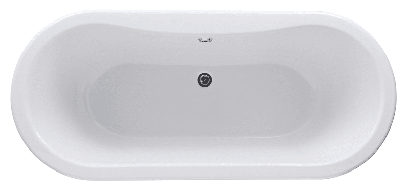 Hudson Reed RL1705C2 Old London Kingsbury Freestanding Double Ended Bath with Pride Legs - 1700MM