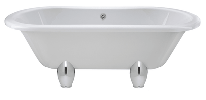 Hudson Reed RL1501M1 Old London Kingsbury Freestanding Double Ended Bath with Deacon Legs - 1500MM